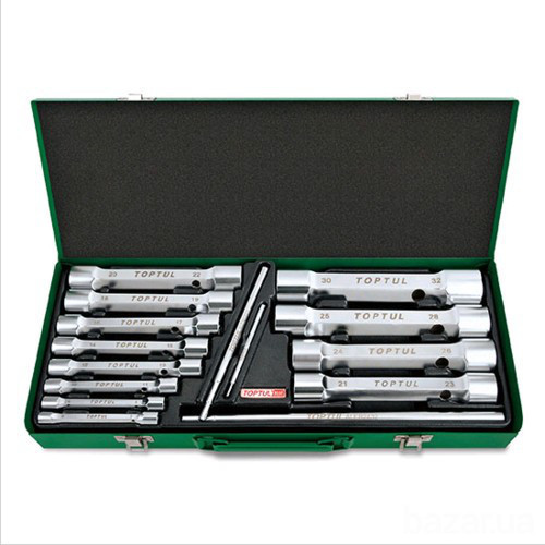 Набор трубчатых торцевых ключей TOPTUL 6-32мм 15ед. GAAD1510 Харків - зображення 1