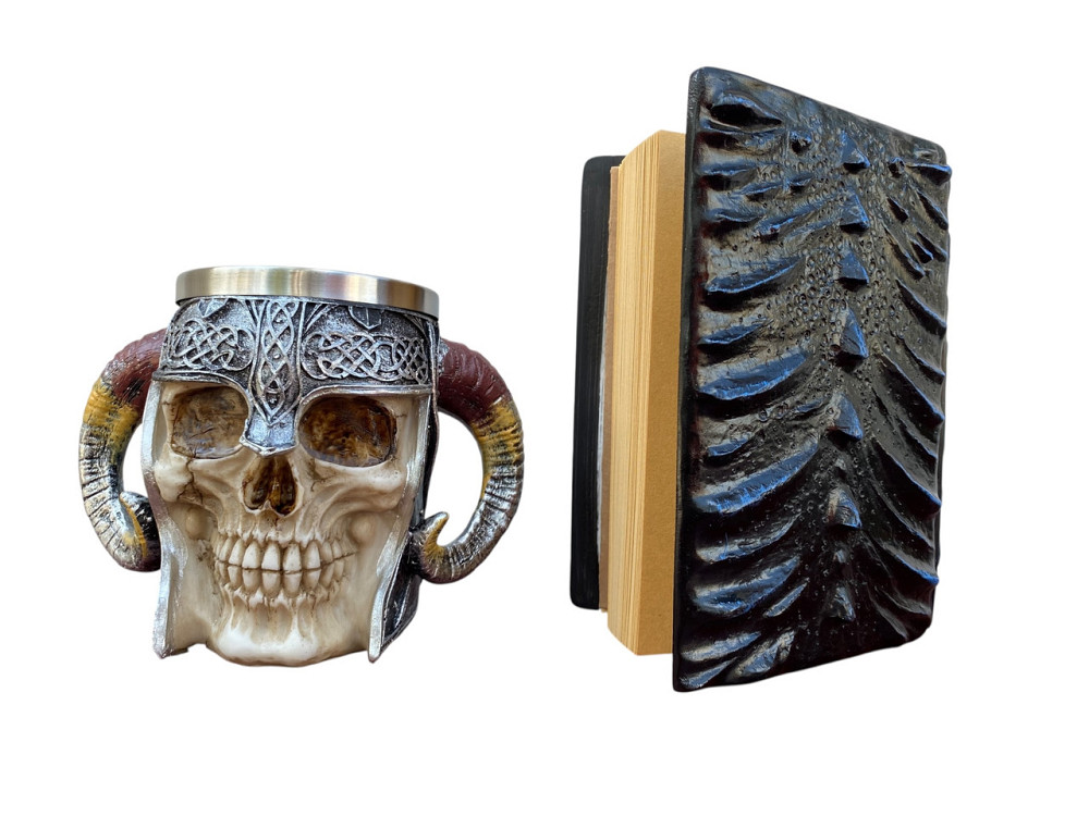 Подарочный набор Кружка 3 Рогатый Череп и Блокнот 3 «Книга Теней и Глубин» Київ - зображення 2