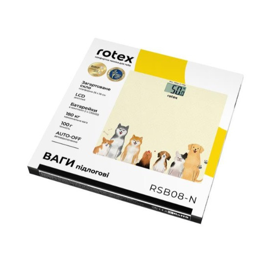 Весы напольные Rotex RSB08-N 180 кг салатовые Киев - изображение 5