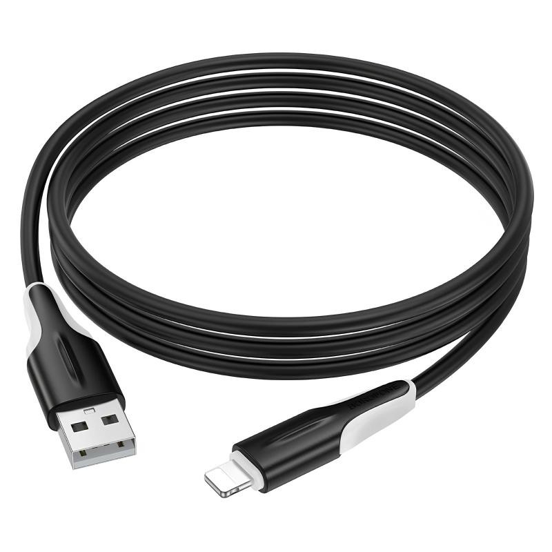 Дата кабель Borofone BX119 New USB to Lightning 2.4A (1m) Херсон - изображение 4