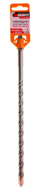 Сверло для бетона GRANITE SDS-PLUS S4 10х260 мм 0-10-260 Харків - зображення 2