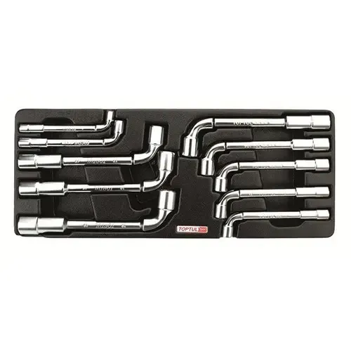 Набор ключей торцевых Г-обр. 8-19мм 10ед. (в ложементе) TOPTUL GAAT1002 Харьков - изображение 1