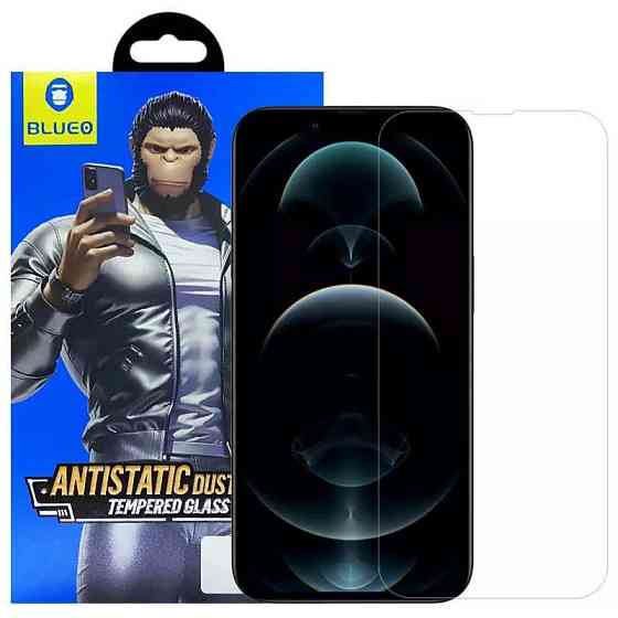 Защитное 2.5D стекло Blueo Full Cover HD Clear для Apple iPhone 13 Pro / 13 / 14 / 16e (6.1") Херсон