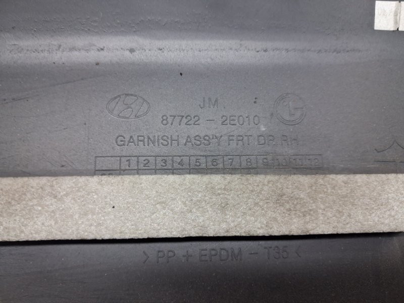 Накладка двери Hyundai Tucson 2004-2009 877242E000 (Арт. 79089) Киев - изображение 6