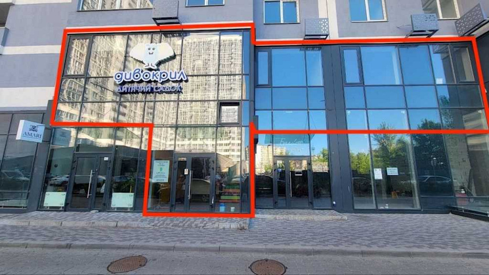 Оренда офіс/клініка 370м2 біля м.Харківська,1-2 поверх,вул.Ревуцького Київ - зображення 1