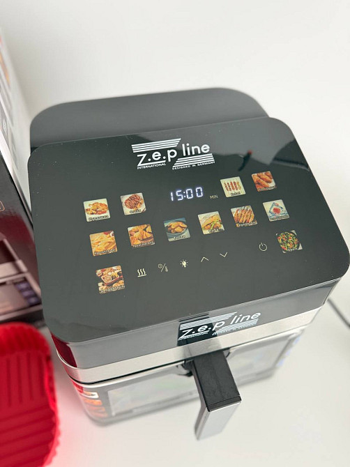 Аэрогриль мультипечь на два тэна с силиконовой формой Zepline ZP-00343 13 л 4200 Вт Київ - зображення 10