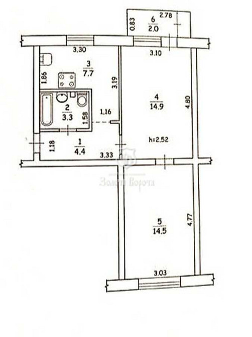 продажа 2-к квартира Киев, Шевченковский, 59500 $ Київ - зображення 7