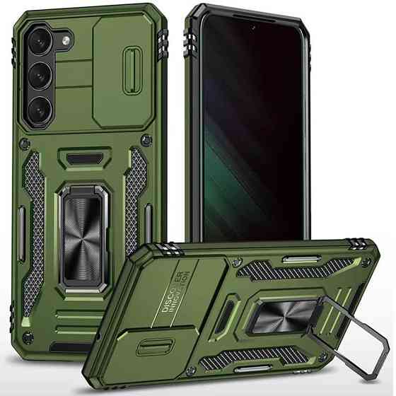 Ударопрочный чехол Camshield Army Ring для Samsung Galaxy S22+ Херсон