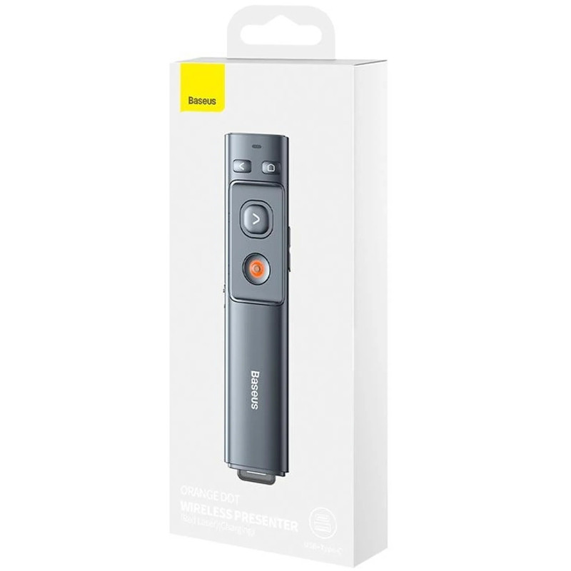 Лазерная указка Baseus Orange Dot Wireless Presenter (Red Laser) (WKCD) Херсон - зображення 6