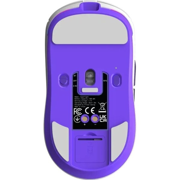 Мишка Proove Gaming Superfight Wireless with charging dock White/Purple (WMSW00122002) Харків - зображення 4