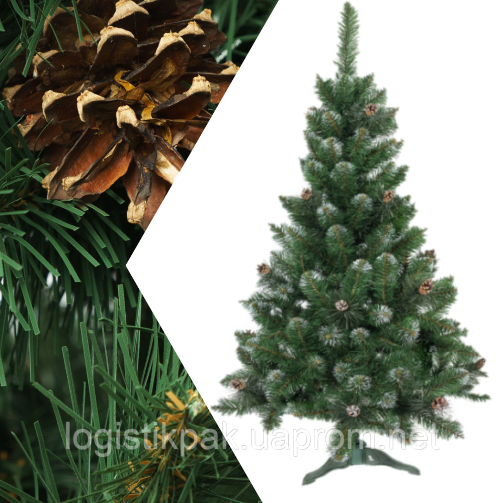 Ель искусственная 1 метр "Император" с шишками | Елка новогодняя Харьков - изображение 1