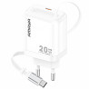 СЗУ Amaya E220S PD20W GaN (1USB-C) + Retractable Cable Type-C Херсон