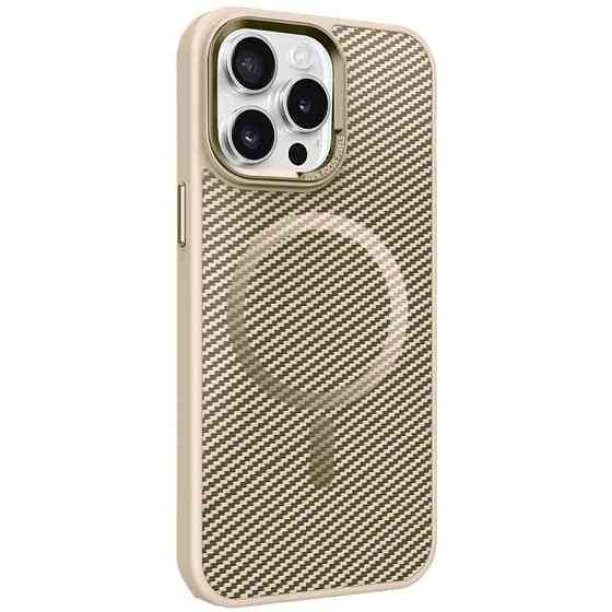 Чехол TPU+PC Carbon Mirage with MagSafe для Apple iPhone 15 Pro Max (6.7") Херсон