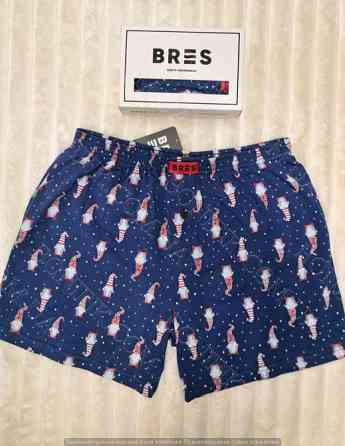 Мужские семейные трусы с новогодним принтом гномов (арт. MBXK 307/01/139) Кривий Ріг