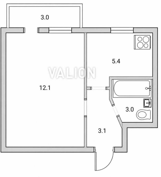 продажа 1-к квартира Киев, Дарницкий, 36000 $ Київ - зображення 11