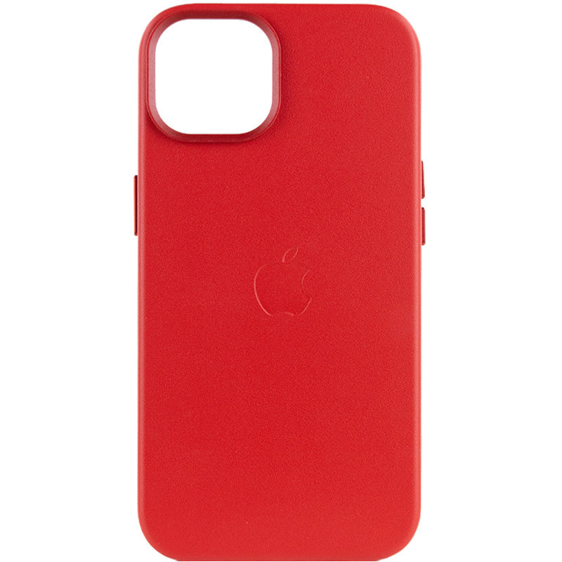Кожаный чехол Leather Case (AA Plus) with Magnetic Fit для Apple iPhone 14 (6.1") Херсон - изображение 1