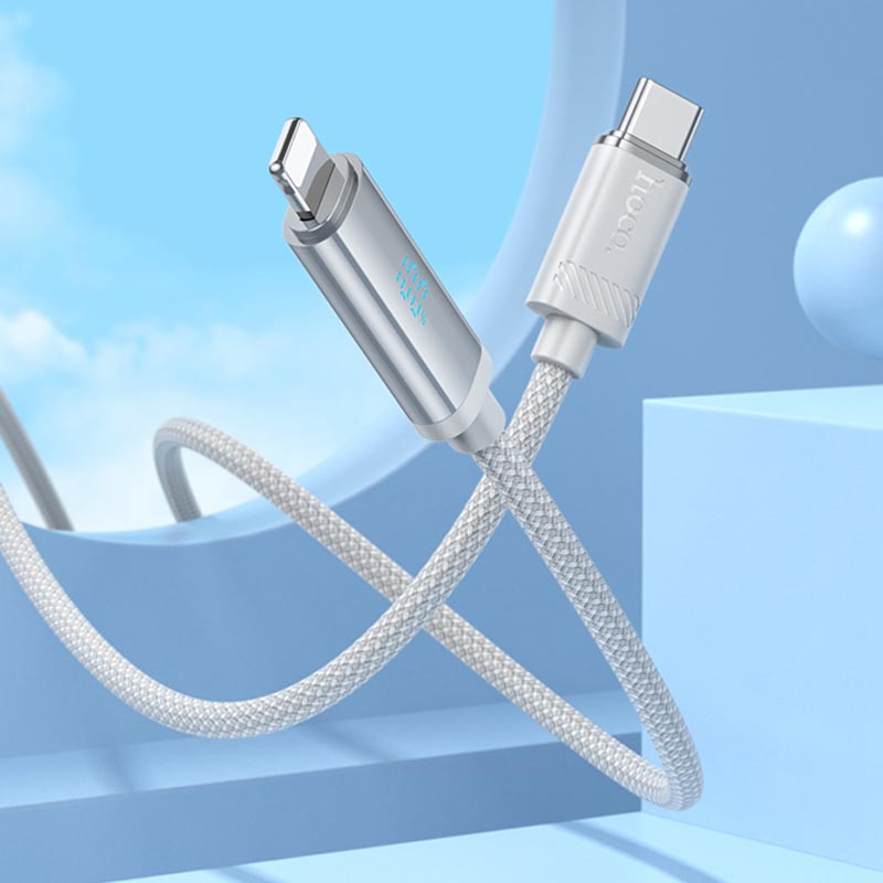 Дата кабель Hoco U127 Power Type-C to Lightning (1.2m) Херсон - зображення 3