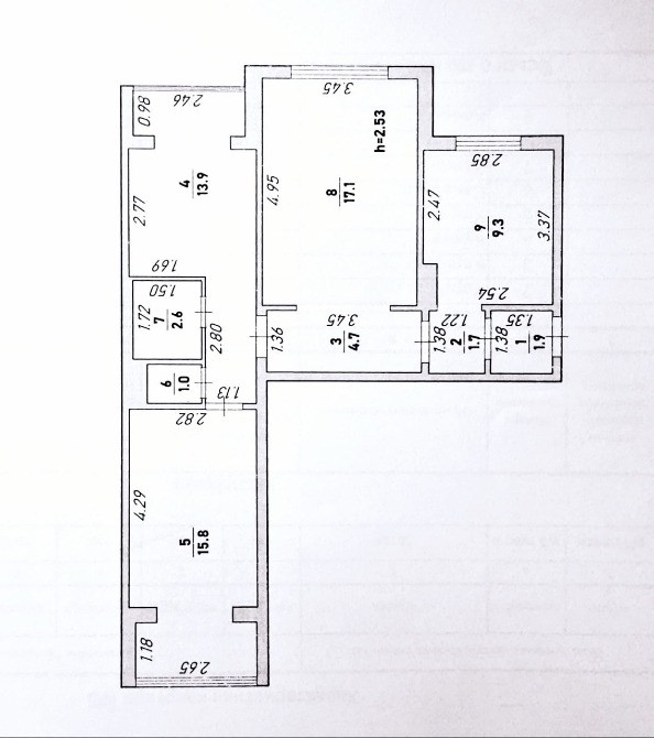 3-х кімнатна квартира з ремонтом та автономним опаленням Івано-Франківськ - зображення 12