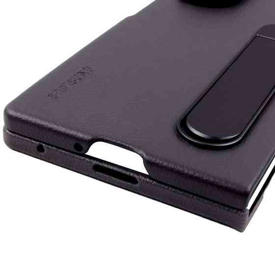 Кожаный чехол Leather Case (AAA) with stand для Samsung Galaxy Z Fold7 Херсон