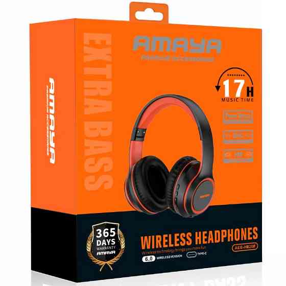 Накладные беспроводные наушники Amaya H520F with audio recording Херсон