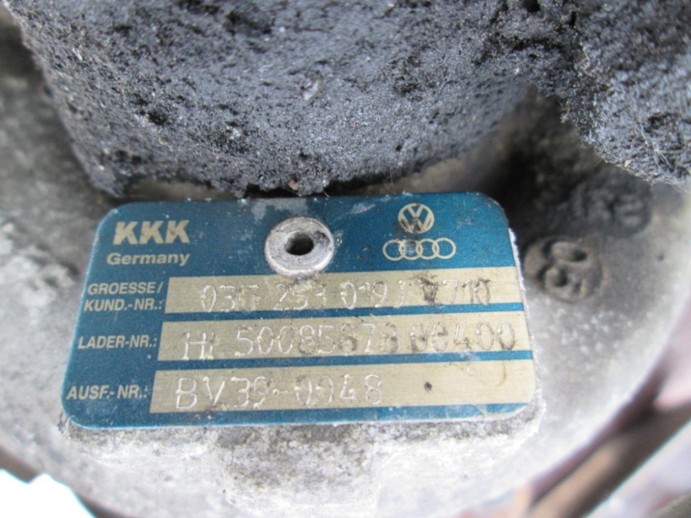 Турбина VW Caddy 1.9 tdi 2004-2010 (03G253019j) Ковель - зображення 2