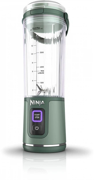 Фитнес-блендер аккумуляторный Ninja BC151EUEM 150 Вт оливковый Киев - изображение 6