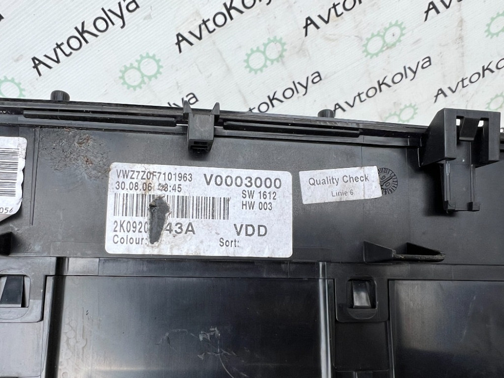 Панель приборов (спидометр) VW Caddy 2004-2010 (2K0920843A) Ковель - изображение 4
