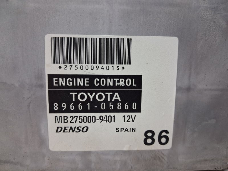 Блок управления двигателем Toyota Avensis T25 1.8 БЕНЗИН 1ZZFE 2002 (б/у) Киев - изображение 4