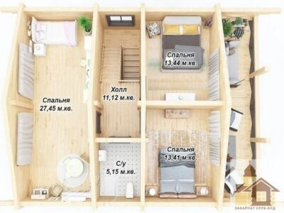 Будівництво дерев'яних будинків під ключ в Одесі – надійні зруби з карпатської смереки Одеса - зображення 7