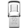 Флеш пам'ять T&G 104 32GB Metal Series USB/Type-C Silver (TG104TC-32G) Харків