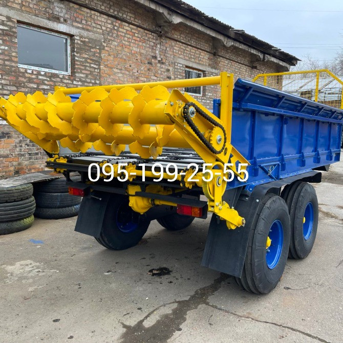 Причіп - розкидач органічних добрив РОУ-6; транспортер РОУ-6 Дніпро - зображення 3