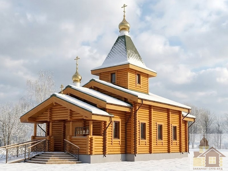 Зруби під ключ: дерев'яна церква Одеса - зображення 7
