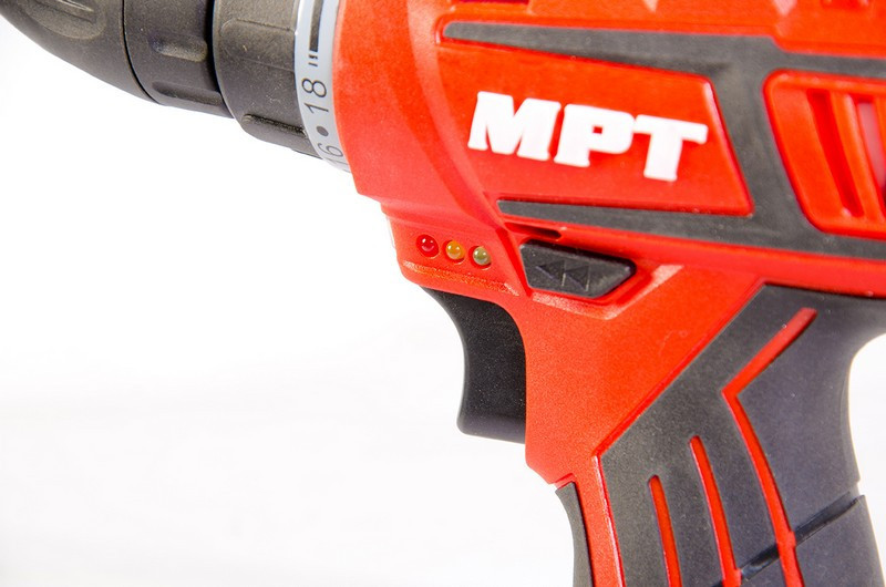 Дрель-шуруповерт аккумуляторная MPT 12 V Li-ion 1.5 Ач 0-600 об/мин 0-10 мм 1 АКБ MCDT1216.B1 Харків - зображення 5
