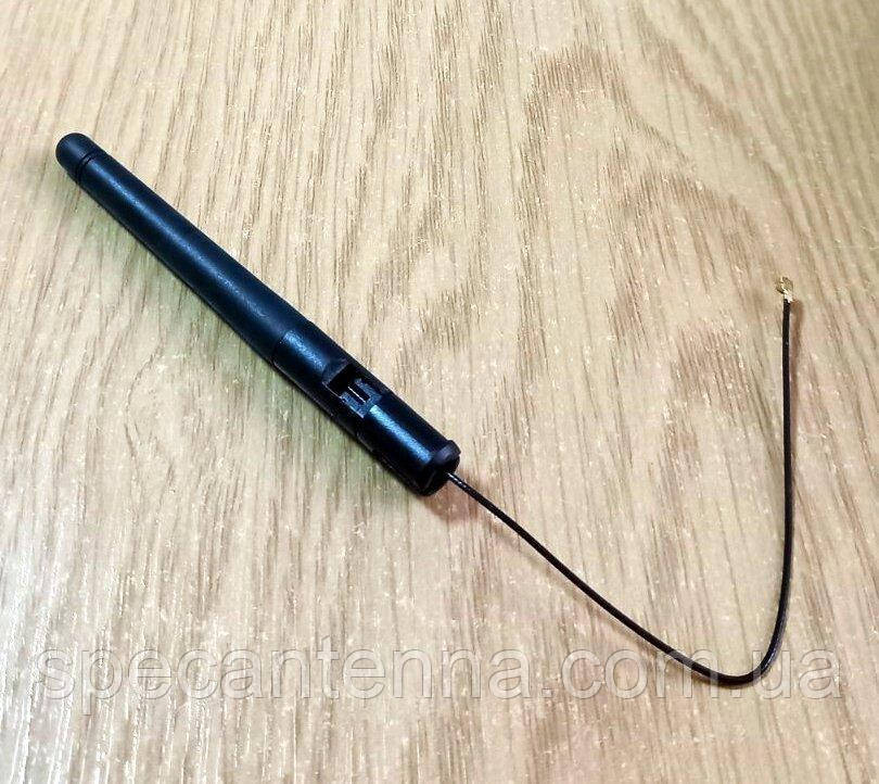 Антенна Wi-Fi штыревая WF-001 с UFL-разъемом и кабелем для монтажа на плату Дніпро - зображення 8