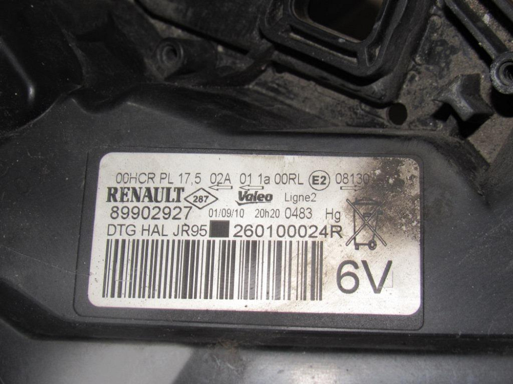 Фара правая Renault Scenic III 2009-2012 Ковель - изображение 2