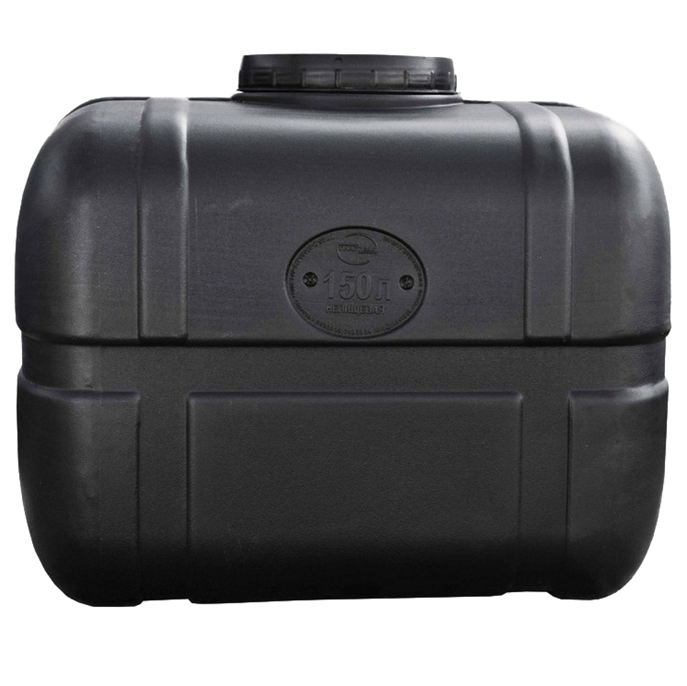 Бочка 150 л прямоугольная непищевая черная Київ - зображення 2