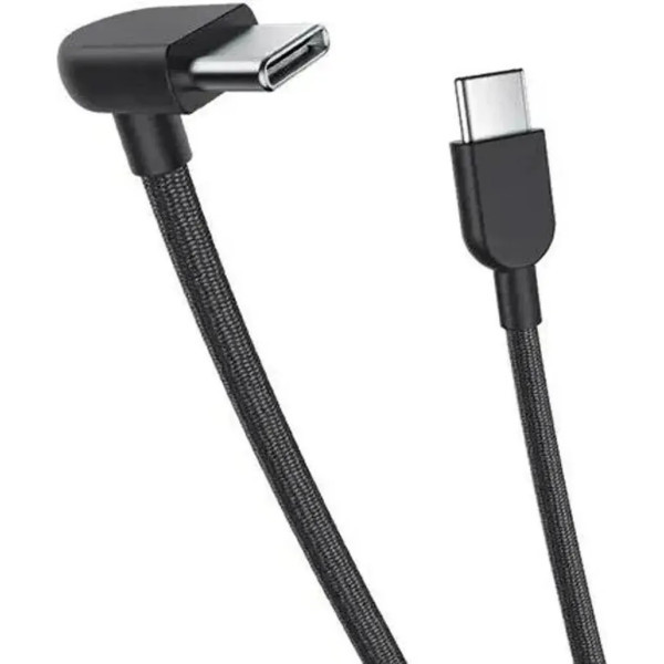 Кабель Xiaomi Braided Type-C to Type-C 3A 0.1m Black (BHR08W0GL) Харків - зображення 2