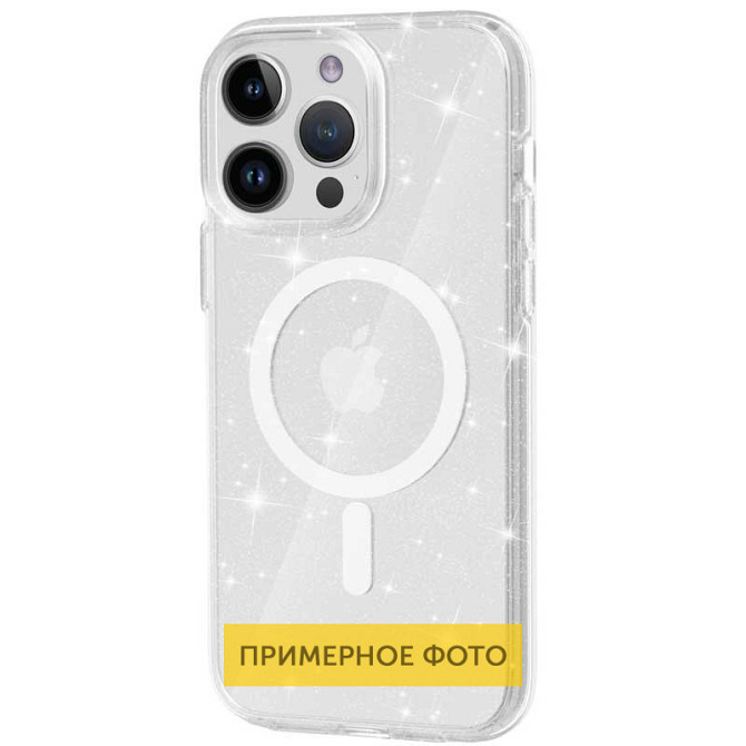 Чехол TPU Galaxy Sparkle (MagFit) для Apple iPhone 16 Pro Max (6.9") Херсон - зображення 1