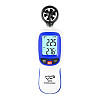 Цифровой крыльчатый анемометр 0,3-30м/с, -10-45°C WINTACT WT82 Харьков