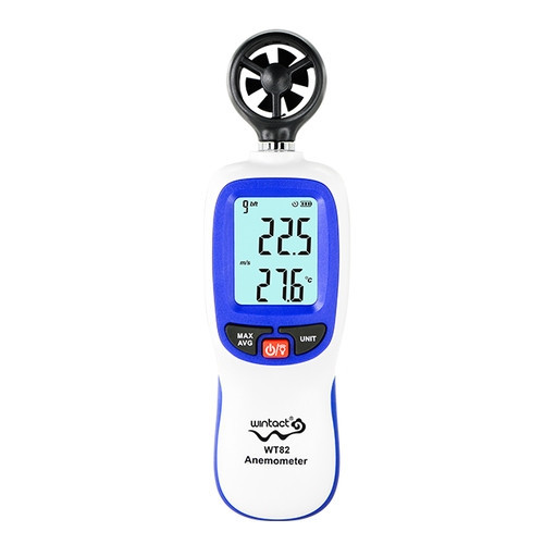 Цифровой крыльчатый анемометр 0,3-30м/с, -10-45°C WINTACT WT82 Харьков - изображение 1