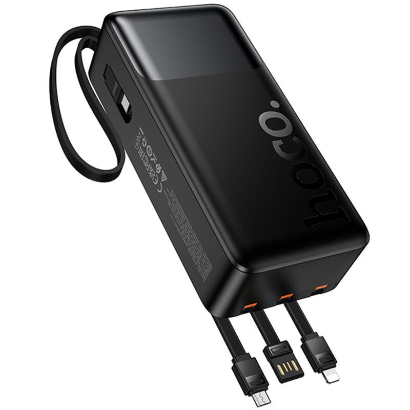 Портативное ЗУ Power Bank Hoco J156B Founder 22.5W+PD20W with four cables 30000 mAh Херсон - изображение 4