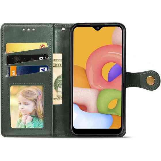 Кожаный чехол-книжка GETMAN Gallant (PU) для Samsung Galaxy A07 Херсон
