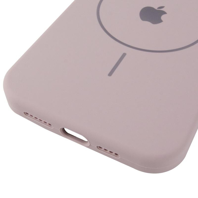 Чехол Silicone Case Full Protective (AA) V2 with MagSafe для Apple iPhone 14 (6.1") Херсон - зображення 5