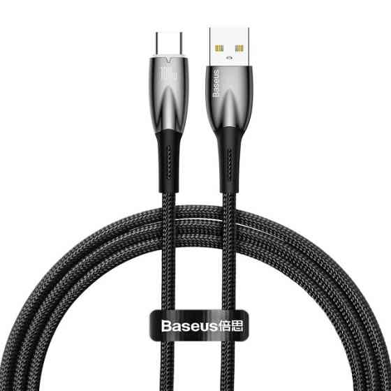 Дата кабель Baseus Glimmer Series Fast Charging Data Cable USB to Type-C 100W 1m (CADH00040) Херсон