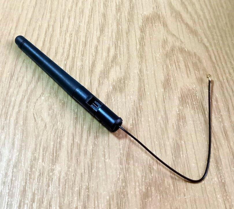 Антенна Wi-Fi штыревая WF-001 с UFL-разъемом и кабелем для монтажа на плату Днепр - изображение 2