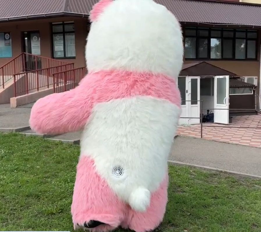 Костюм аниматору Мишка 250 см, свобода движений, обзор, 4 часа работы Київ - зображення 4