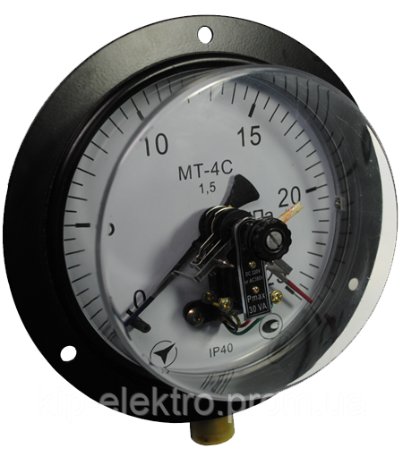 Манометр электроконтактный МТ-4С от 0 до 4 МПа (40 кгс/см2) - аналог ДМ2005СгУ3, ДМ2005-У2, ДМ2005ф, Київ - зображення 4