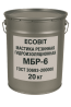 Мастика резино битумная гидроизоляционная МБР-6 Ecobit ГОСТ 30693-2000 20 кг Дніпро