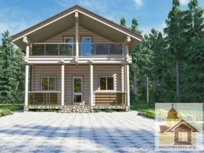 Купити зруб з проектом двоповерхового екобудинку від Закарпат Зруб-Буд – екологія і стиль Одеса - зображення 1