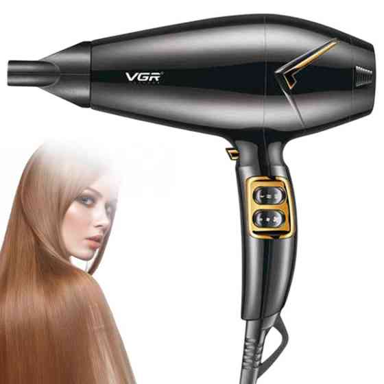 Фен VGR V-423 1800-2200 Вт черный Київ